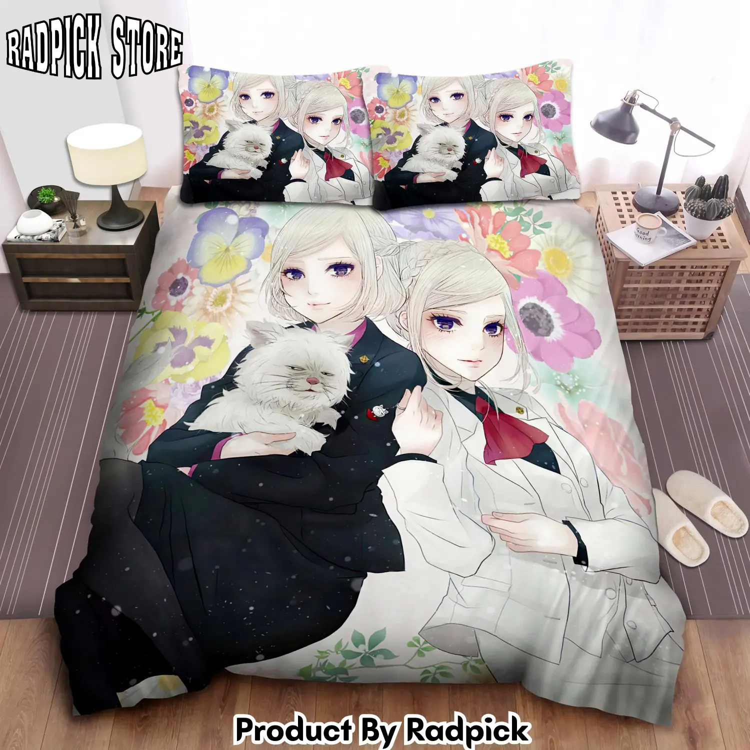 Radpick akira mado in black suit bed sheets spread comforter duvet cover bedding sets rp3278873